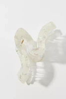 Pearlized Acrylic Wave Claw Clip