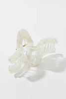 Pearlized Acrylic Wave Claw Clip