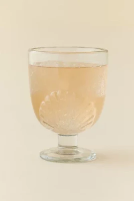 Shell Icon Glass Tumbler