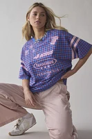 BDG Furrious Rowan Graphic Oversized Checkerboard Jersey Tee