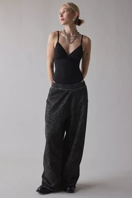 Jaded London Charcoal Leopard Marled Monster Jogger
