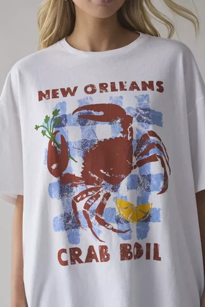 BDG New Orleans Crab Boil Graphic T-Shirt Dress