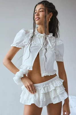 Out From Under Dolce Verano Ruffle Bloomer Short
