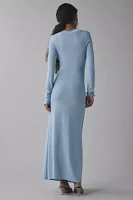 Lioness Resolution Asymmetric Long Sleeve Maxi Dress