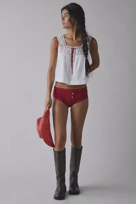 Frankies Bikinis X Bella Hadid Bluebell Cotton Brief