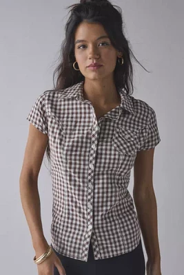 BDG Veronica Short Sleeve Button-Down Shirt
