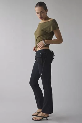 Zemeta What Can I Say Frill Straight Leg Pant