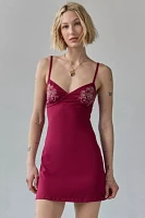 Motel Dimaya Embroidered Cami Mini Dress
