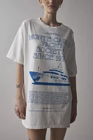 Monte Carlo Yacht Graphic T-Shirt Dress