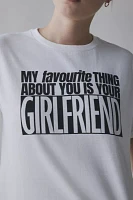 My Favorite Thing About You Graphic Slim Tee