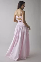 For Love & Lemons Susannah High-Low Maxi Dress