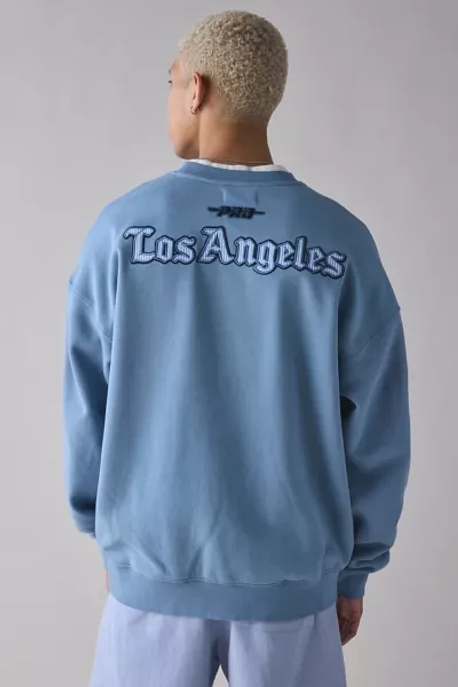 Pro Standard MLB Los Angeles Dodgers Crest Crew Neck Sweatshirt