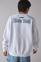 Pro Standard MLB New York Yankees Country Club Crest Graphic Crew Neck Sweatshirt
