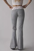 Lioness On Pointe Black Check Flare Pant