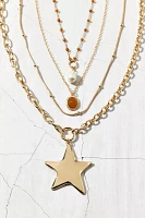 Jupiter Star Pendant Layering Necklace Set