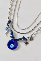 Santorini Layering Charm Necklace Set