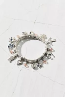 Linked Stretch Charm Bracelet