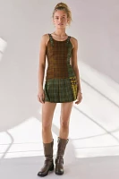 The Ragged Priest Viv Tartan Pleated Mini Dress