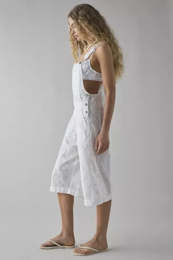 BDG Billy Semi-Sheer Eyelet Lace Shortall