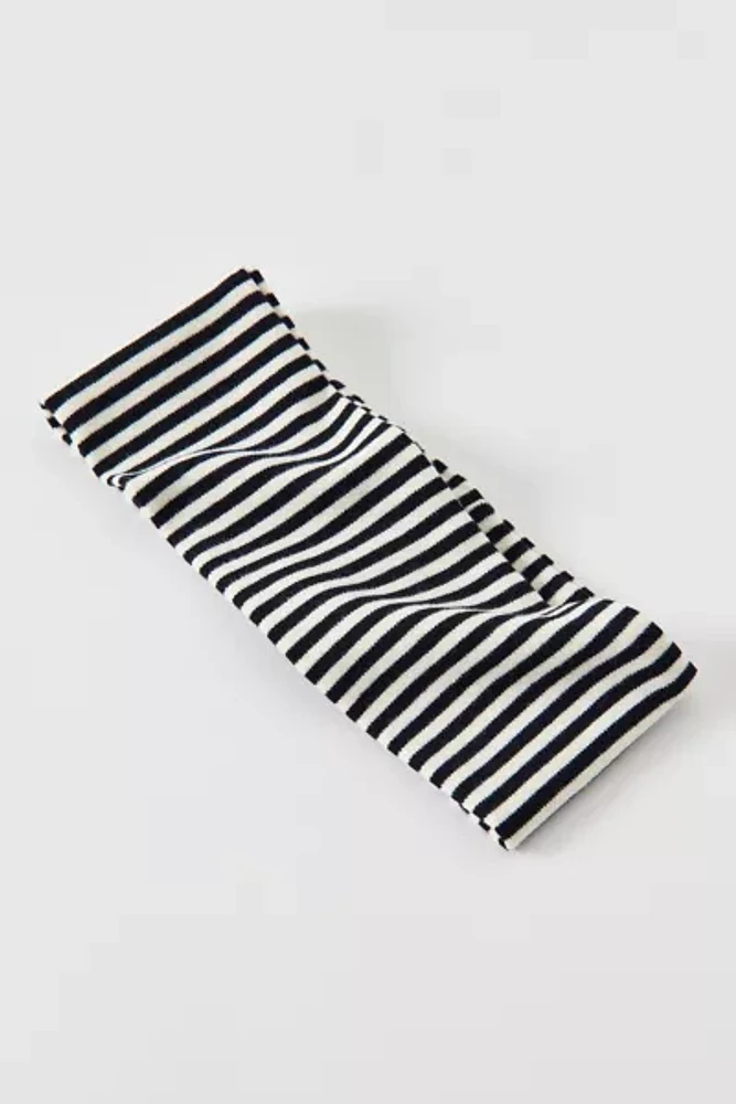 Evie Striped Headwrap Wide Headband