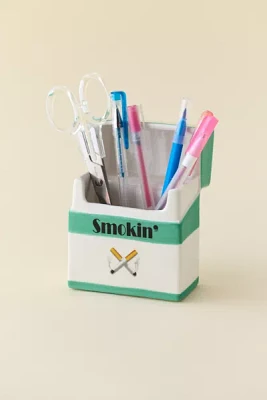 Smokin’ Ceramic Pencil Holder