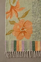 Emma Floral Patchwork Digital Printed Chenille Rug