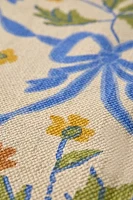 Bow Demask Screen Printed Rug