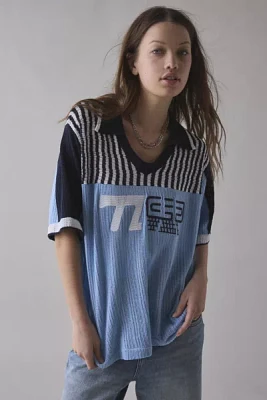 BDG Swanson 77 Embroidered Graphic Print Knit Polo