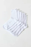 UO Lightweight Ribbed Crew Sock 3-Pack