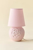 Sculpted Rose Mini Table Lamp