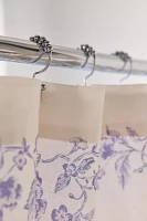 Bunny Toile Patterned Shower Curtain