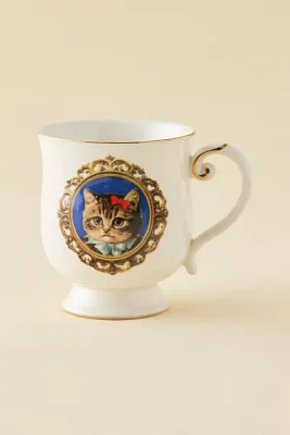 Gilded Graphic Ceramic Mug