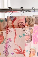 Betty Collage Patterned Shower Curtain