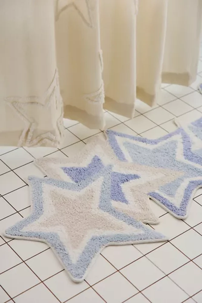 Star Runner Tufted Bath Mat