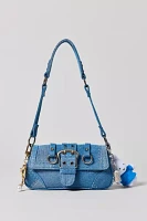 Silence + Noise Jade Denim Shoulder Bag