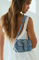 Silence + Noise Jade Denim Shoulder Bag