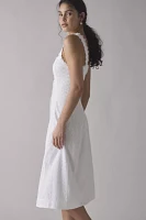 Kimchi Blue Mariana Eyelet Lace Button-Front Midi Dress