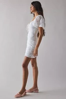 Kiss The Sky Textured Floral Mini Dress