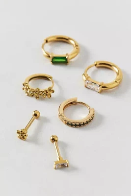 Floral Waterproof Earring Stack Set