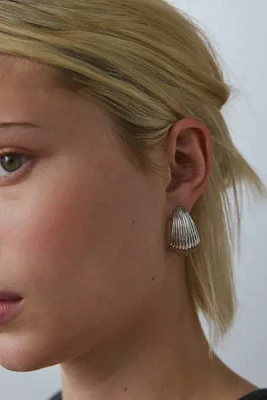 Textured Dome Statement Earring