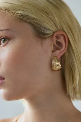 Textured Dome Statement Earring