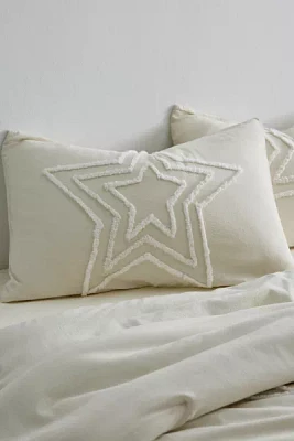 Star Icon Tufted Sham Set