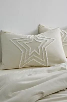 Star Icon Tufted Sham Set