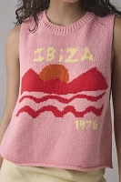 BDG Capri Destination Graphic Knit Vest Top