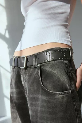 Studded Leather Belt