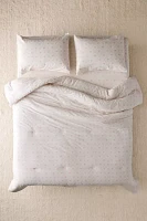 Eloise Bow Patterned Core Comforter Set