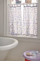 Preppy Toile Patterned Café Curtain Set
