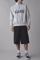 XLARGE Arch Logo Graphic Half Zip Pullover Sweatshirt