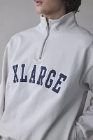 XLARGE Arch Logo Graphic Half Zip Pullover Sweatshirt