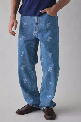 BDG Floral Pattern Baggy Skate Fit Jean